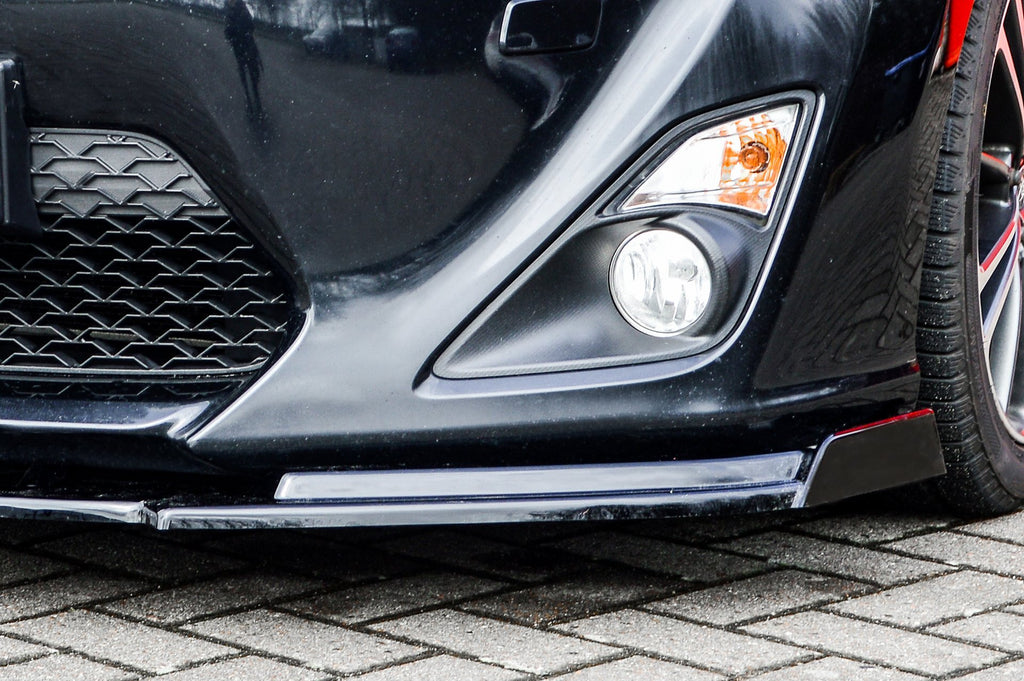 Frontspoilerlippe mit Wing für Toyota GT86, Ingo Noak Tuning, aerodynamisches Auto-Upgrade, sichtbare Spoiler und aerodynamische Details
