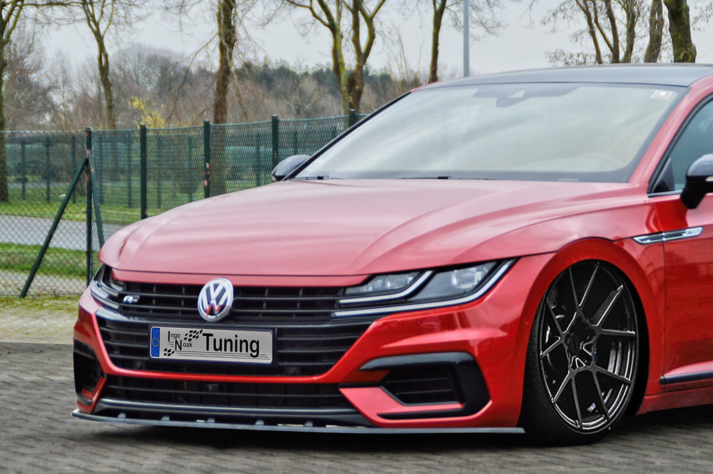Vordere Cup Frontspoilerlippe für VW Arteon, Ingo Noak Tuning, aus hochwertigem Material, zeigt das sportliche Design der Tuning-Teile