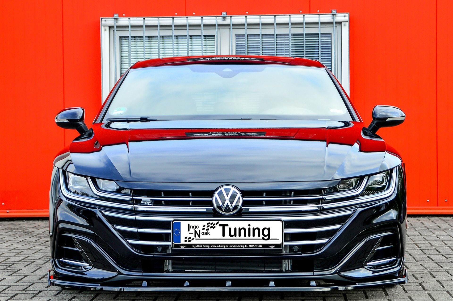 Cup Frontspoilerlippe mit Wing für VW Arteon R-Line inkl-Shooting Break