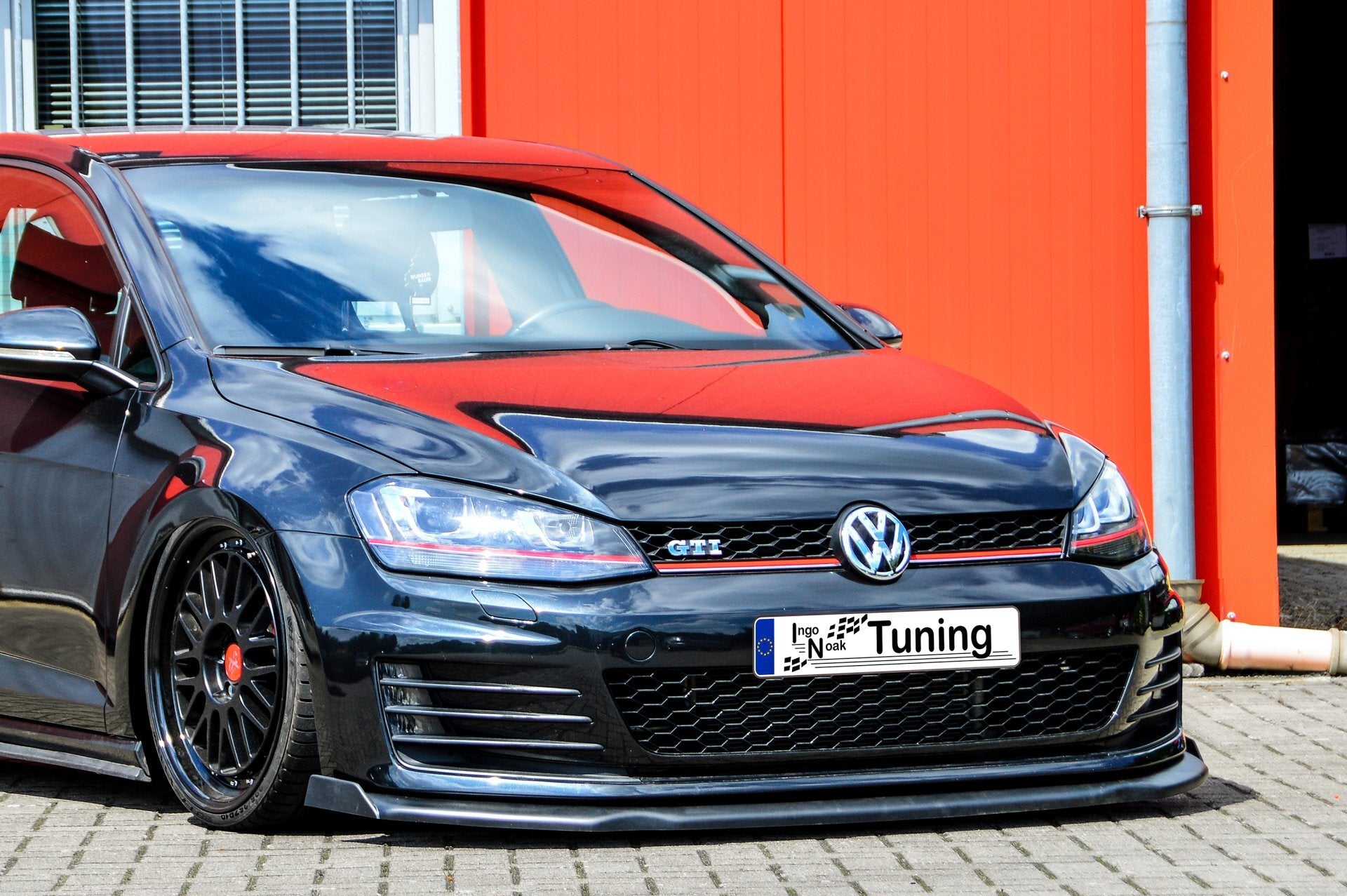 Cup Frontspoilerlippe V2 mit Wing für VW Golf 7 GTI GTD - Ingo Noak Tuning