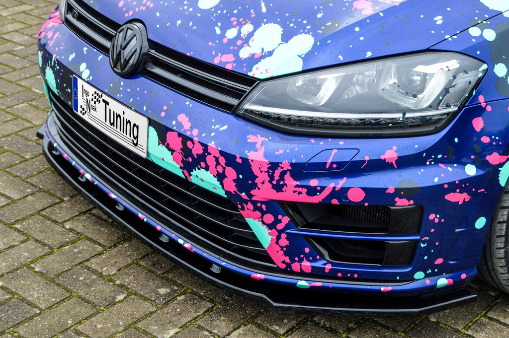 Cup Frontspoilerlippe für VW Golf 7 R+ R-Line AU