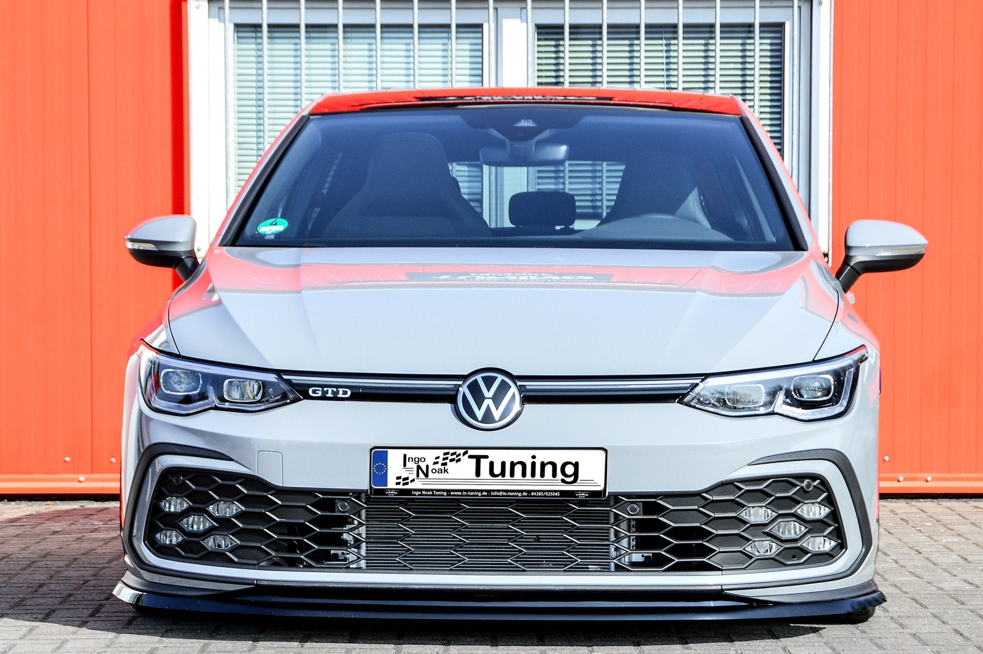 CUP Frontspoilerlippe V2 passend für VW Golf 8 GTI + GTD