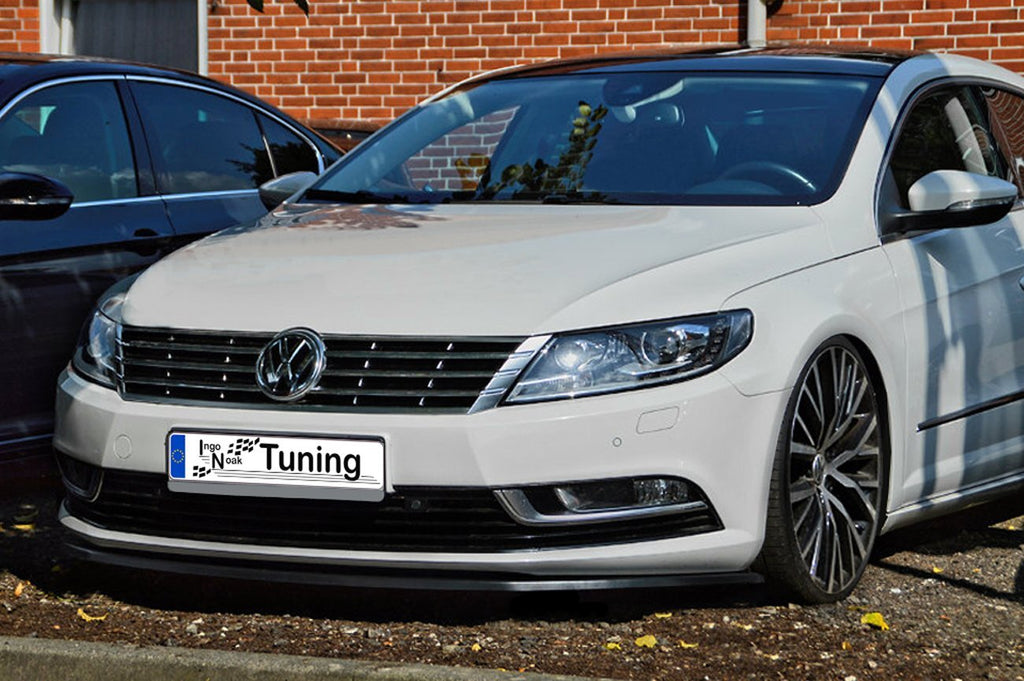 Frontspoilerlippe für VW Passat CC 3CC von Ingo Noak Tuning, sportliche Optik, aus langlebigem Material, sichtbar auf dem Bild