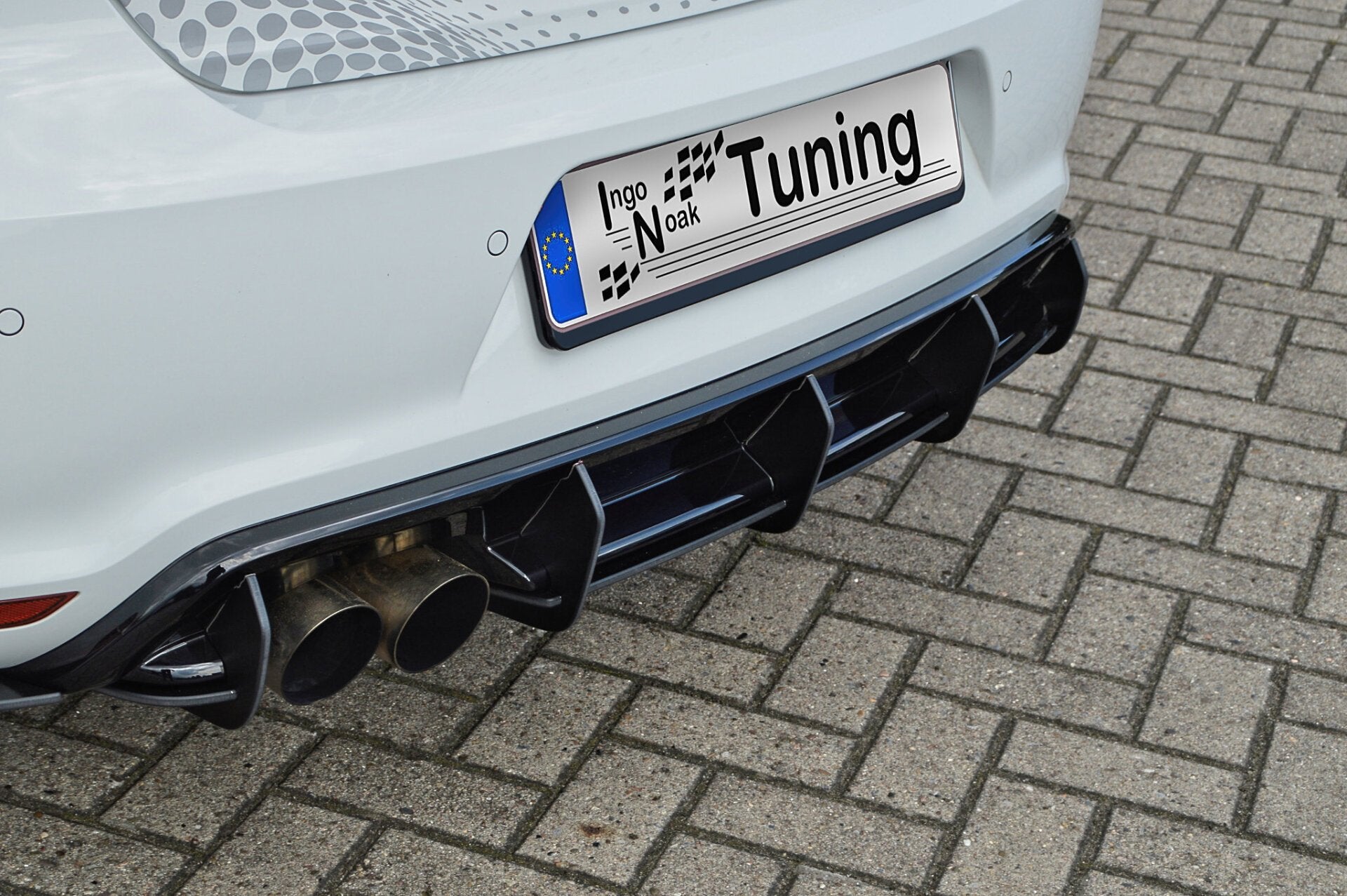 Gefräster Heckansatz für VW Polo WRC