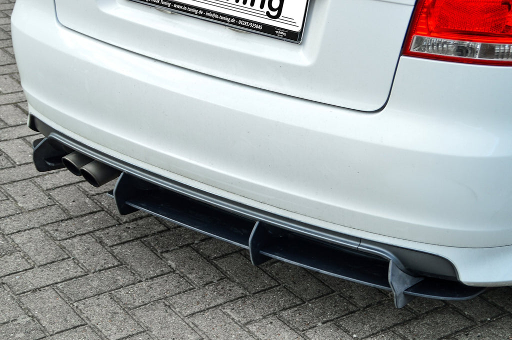 Gefräster Heckansatz für Audi S3 8P von Ingo Noak Tuning, hochwertiges Car-Body-Upgrade, sichtbare, elegante Heckstoßstange