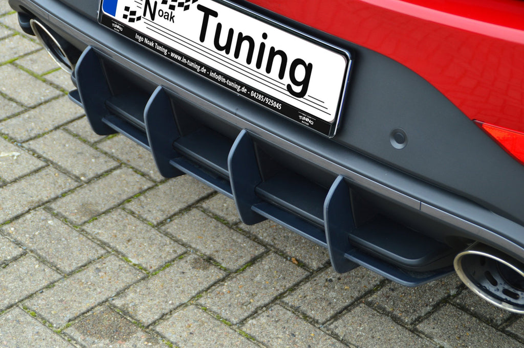 Rennheckansatz für Hyundai I30N Facelift, Ingo Noak Tuning, sportlicher Heckstoßstangen-Ansatz mit aerodynamischem Design