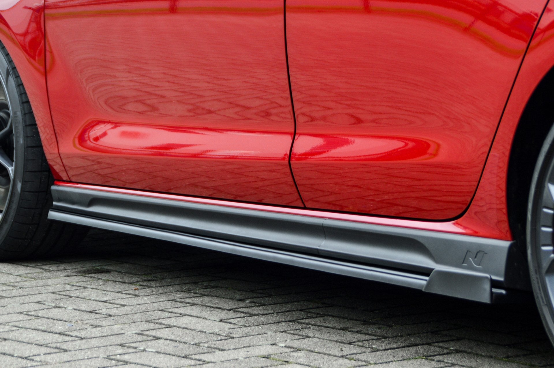 CUP Seitenschweller mit Wing hinten für Hyundai I30N Facelift