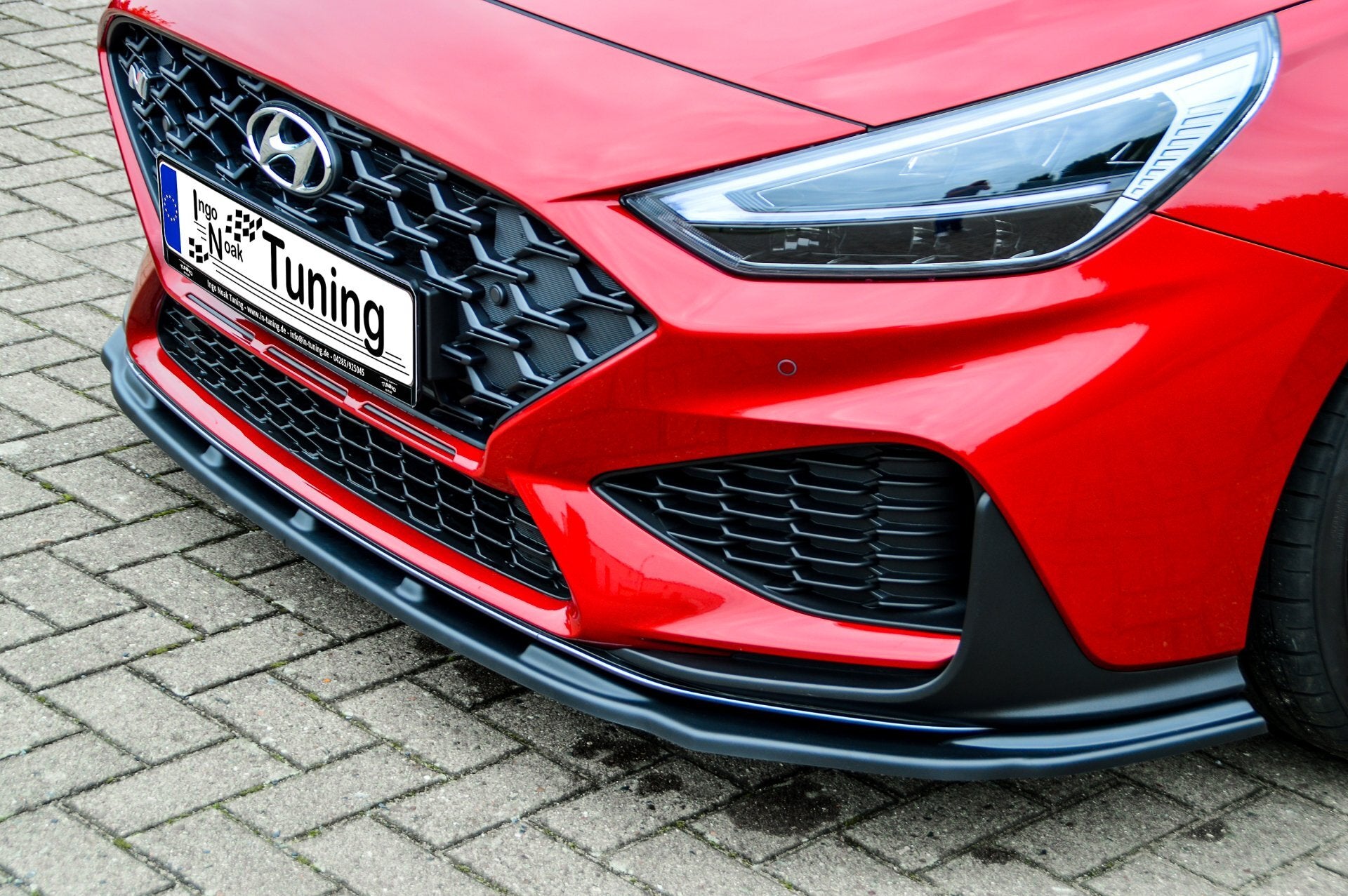 Cup Frontspoilerlippe für Hyundai I30 N + N-Line Facelift - Ingo Noak Tuning