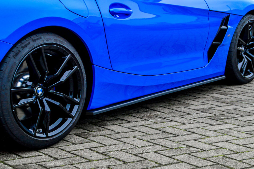Seitenschweller für BMW Z4 G29 M-Paket, Ingo Noak Tuning, schwarzer Kunststoff, passgenau, sportliches Design