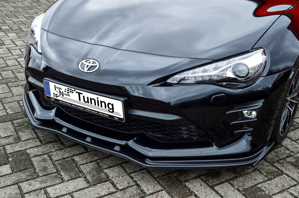 Frontspoilerlippe mit Wing für Toyota GT86 Facelift von Ingo Noak Tuning, zeigt aerodynamisches Design und sportliche Optik
