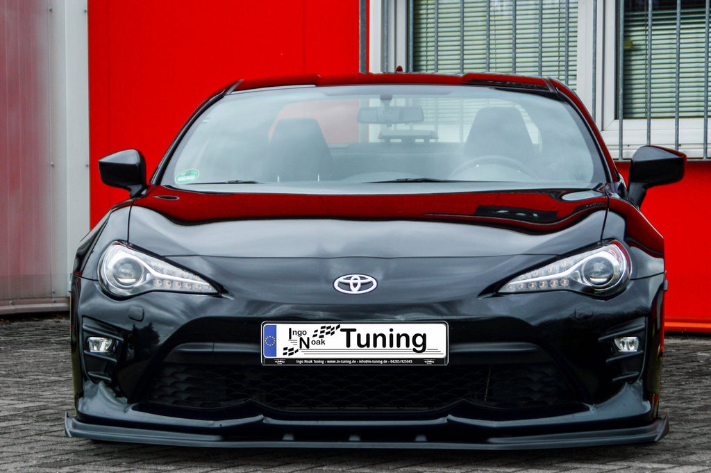 Toyota GT86 Facelift Frontspoilerlippe mit Wing von Ingo Noak Tuning, aerodynamisch und sportlich gestaltet