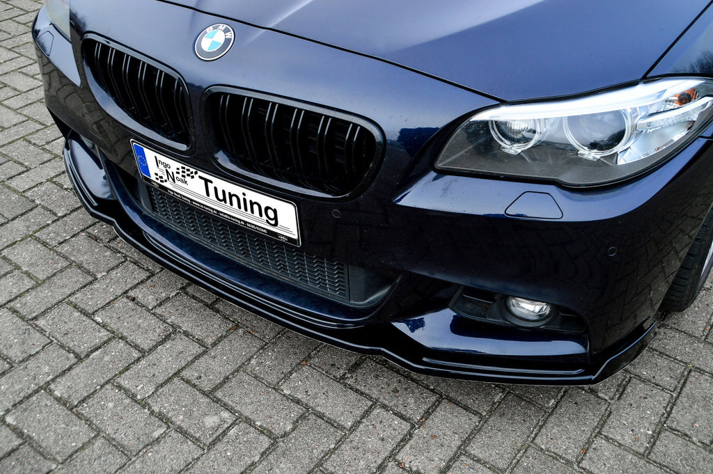 Frontspoilerlippe mit Wing für BMW 5er F10 F11 M-Paket, Ingo Noak Tuning, sportliches Design, passend für Bj. 2013-2016