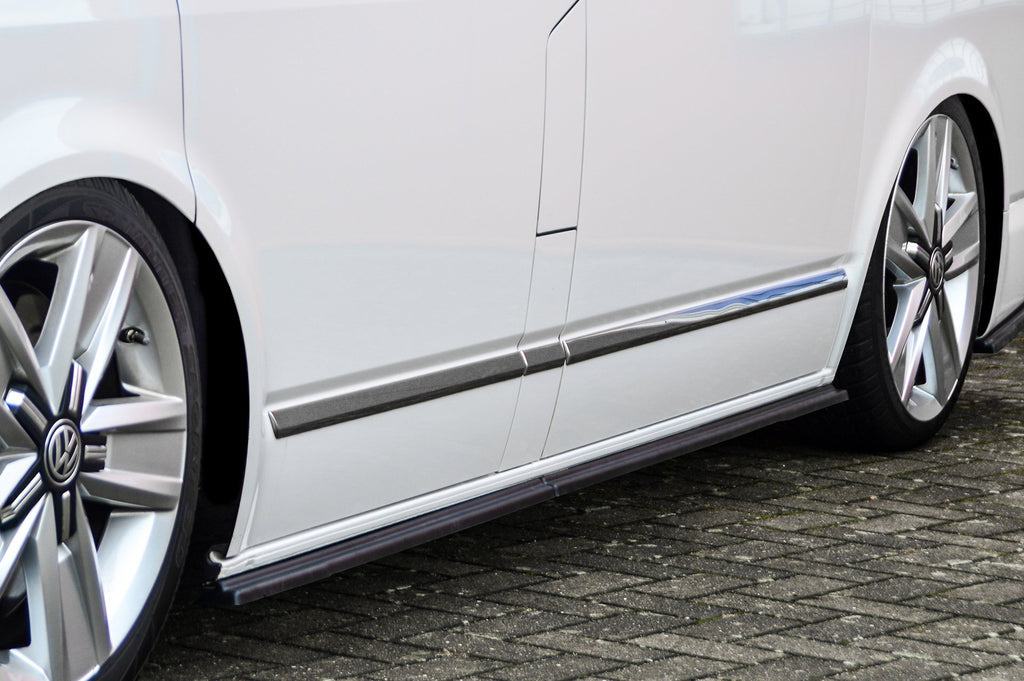 CUP Seitenschweller Satz 4tlg. aus ABS für VW Bus T5+T6+T6.1 ab Bj.2003- - Ingo Noak Tuning
