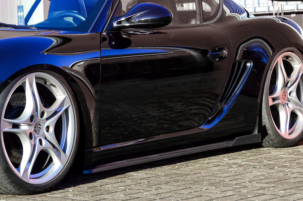 Cup Seitenschweller mit Wing aus ABS für Porsche Boxster 987
