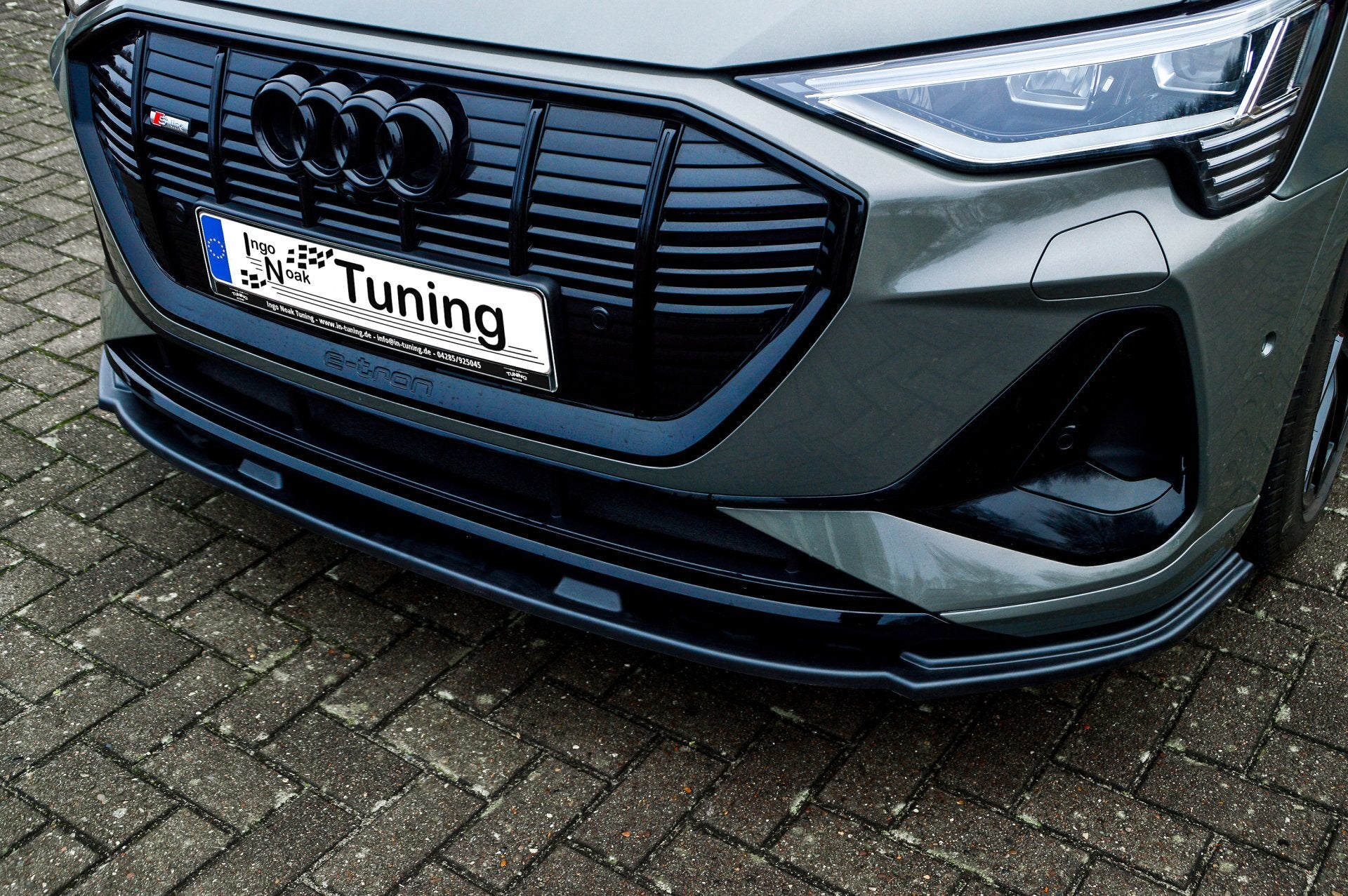 Cup Frontspoilerlippe für Audi E-Tron Quattro +Sportback