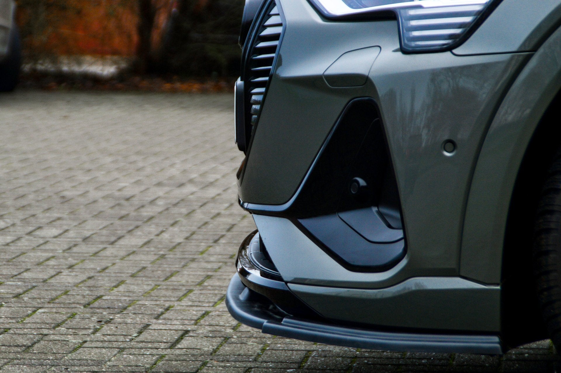 Cup Frontspoilerlippe für Audi E-Tron Quattro +Sportback