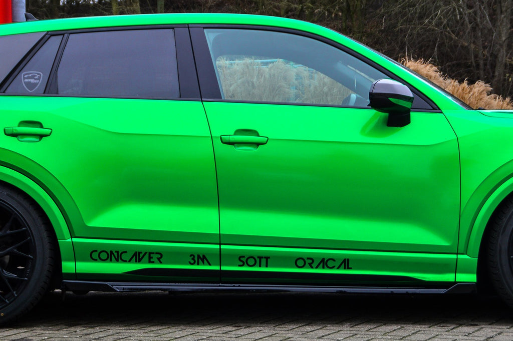 CUP Seitenschweller mit Wing vorne + hinten für Audi Q2 GA
