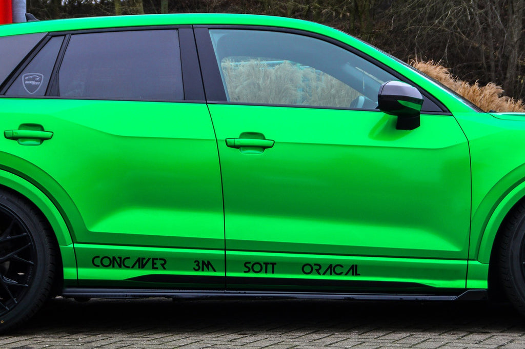 CUP Seitenschweller mit Wing vorne für Audi Q2 GA