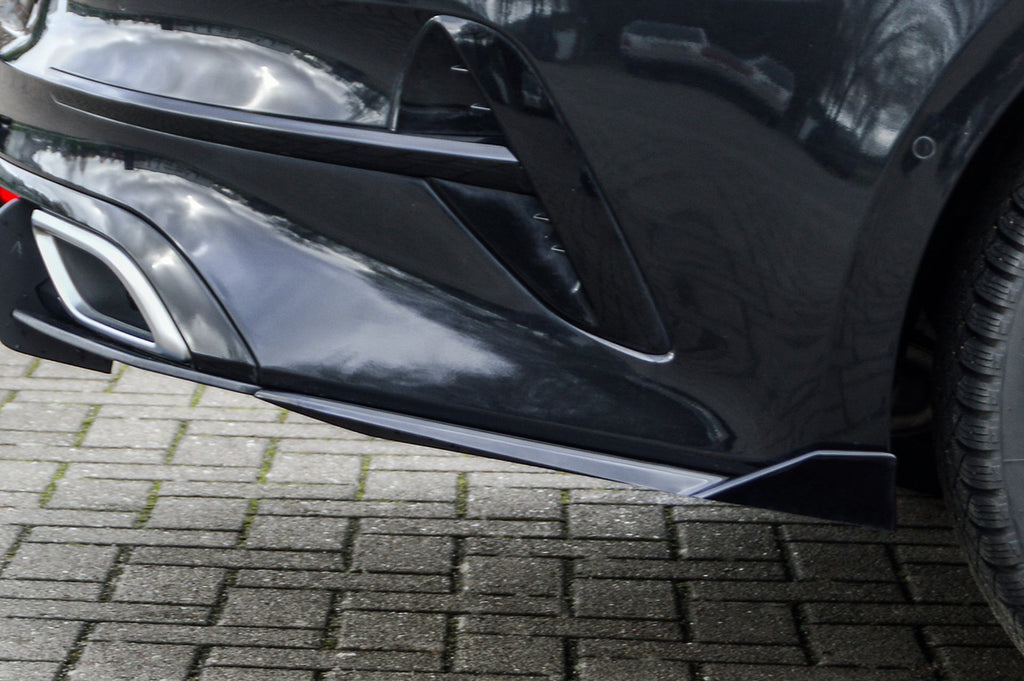 Seitenteile für Heckdiffusor mit Wing, passend für Kia ProCeed GT-Line, in schwarzer Optik, von Ingo Noak Tuning