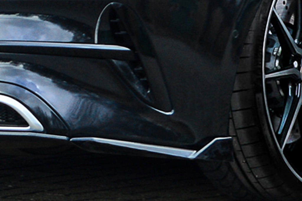 Seitenteile für Heckdiffusor mit Wing am Kia ProCeed GT-Line, Ingo Noak Tuning, sportliches Auto-Design, Kunststoffteile