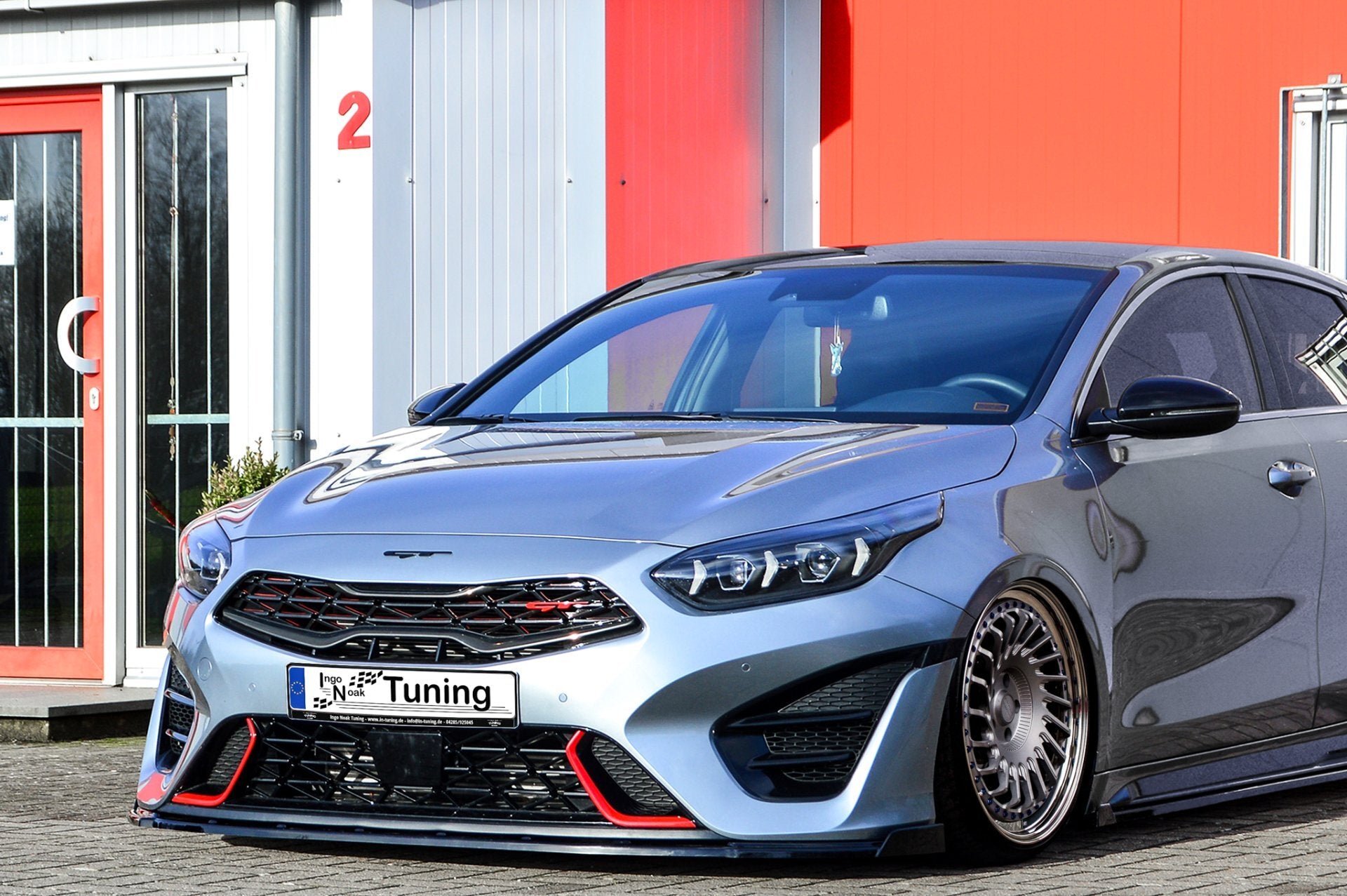 CUP Frontspoilerlippe mit Wings für Kia Pro Ceed GT ab Bj. 2021- - Ingo Noak Tuning