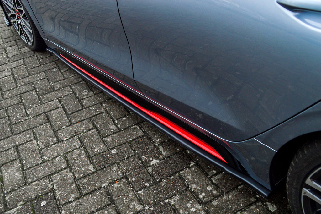 Seitenschweller für Proceed GT & GT-Line von Ingo Noak Tuning, schwarz, aus Kunststoff, passend für Modelle ab 2018