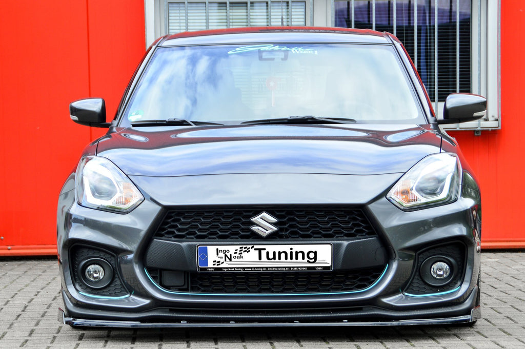 Bodykit für Suzuki Swift Sport RZ/AZ von Ingo Noak Tuning, inklusive Stoßstangen und Seitenschweller, auf dem Fahrzeug montiert