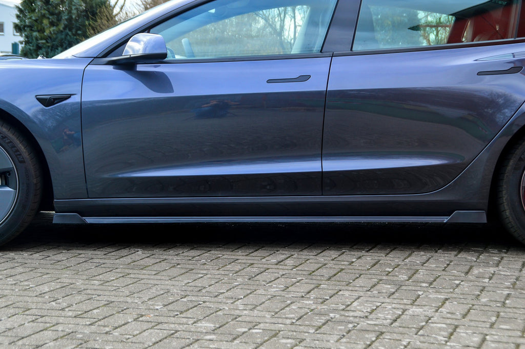 CUP Seitenschweller mit Wing vorne + hinten für Tesla Model 3 ab Bj. 2017-