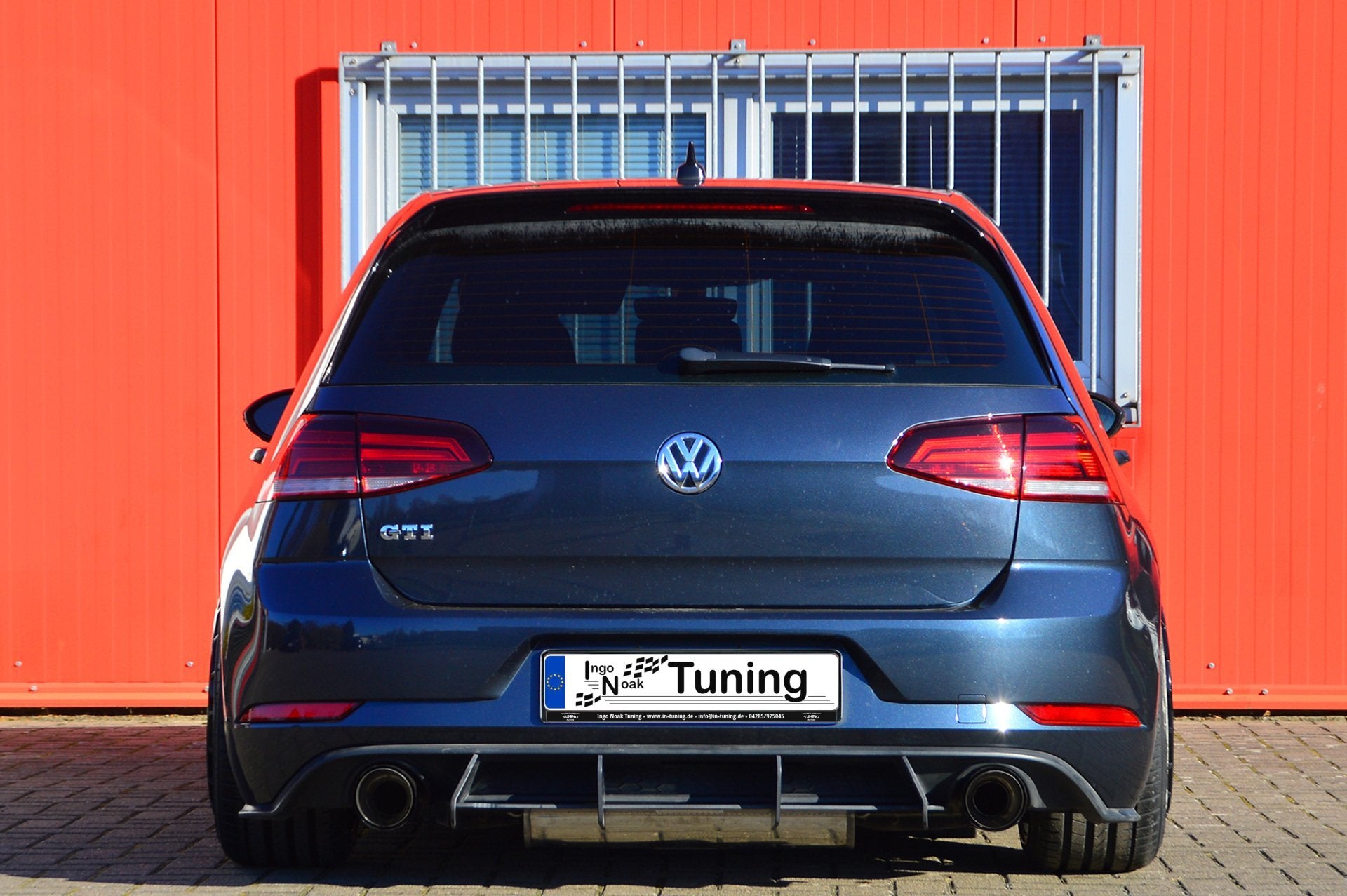 Heckansatz Diffusor Version.2 für VW Golf 7 GTI + Performance Facelift