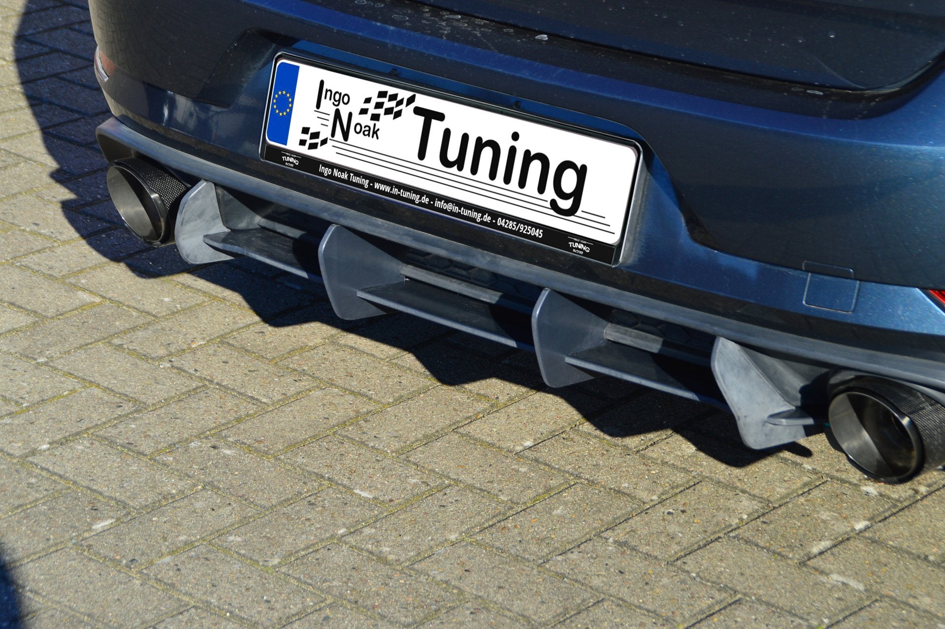 Heckansatz Diffusor Version.2 für VW Golf 7 GTI + Performance Facelift