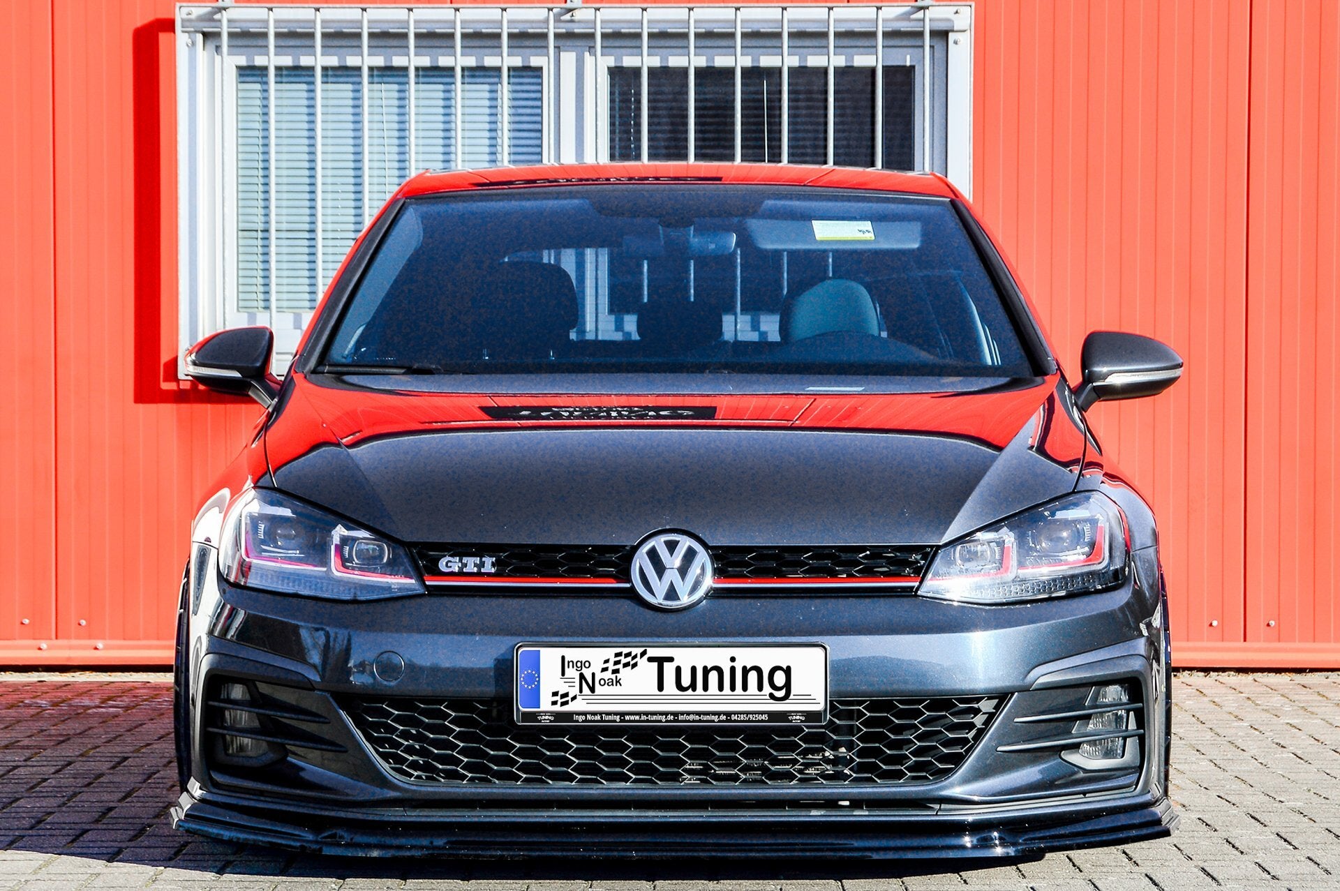 Spoilerschwert Frontspoiler V2 für VW Golf 7 GTI + Performance ab.2017-