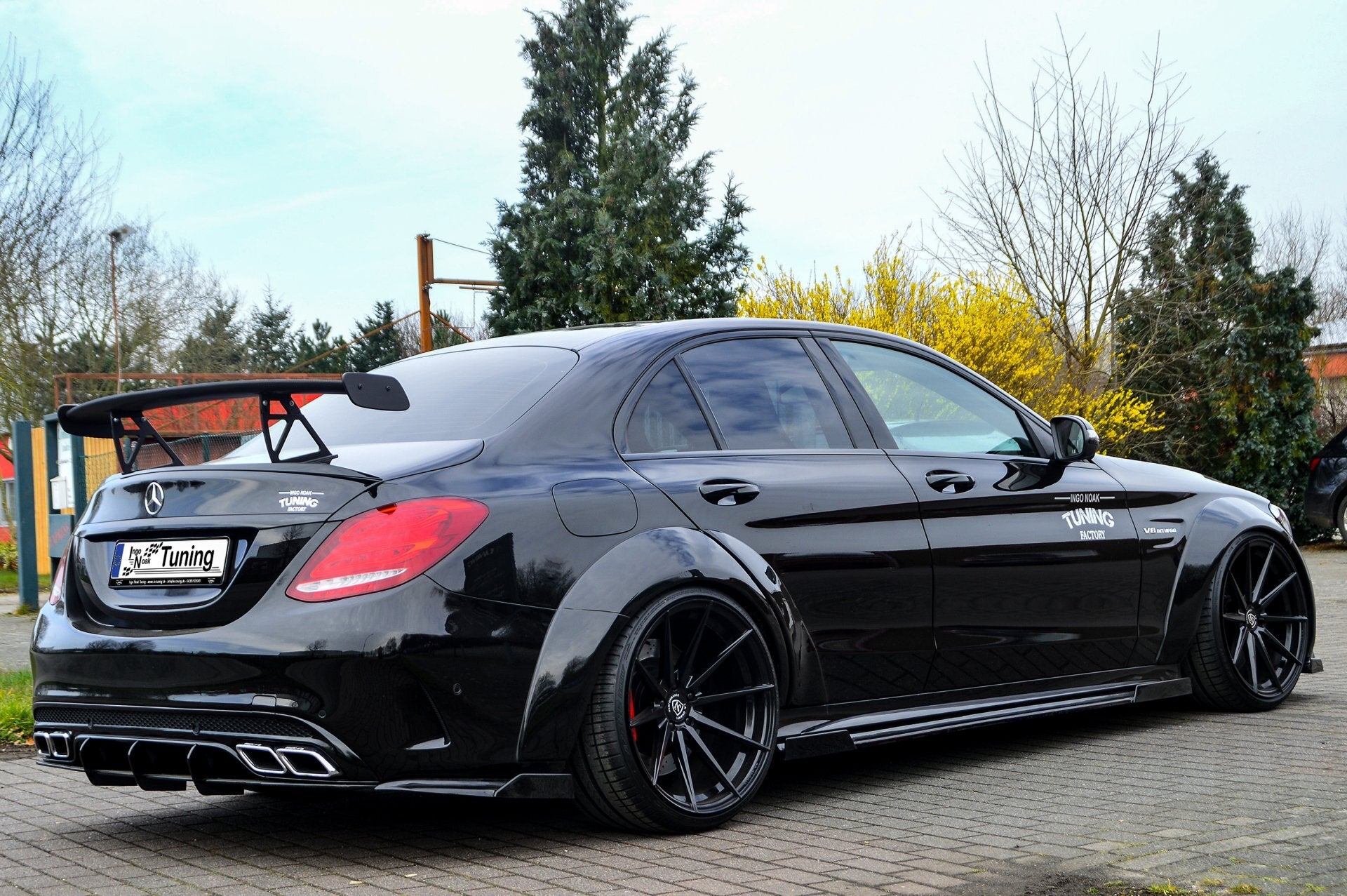 Widebodykit für Mercedes C-Klasse W205 C63AMG+S Limousine