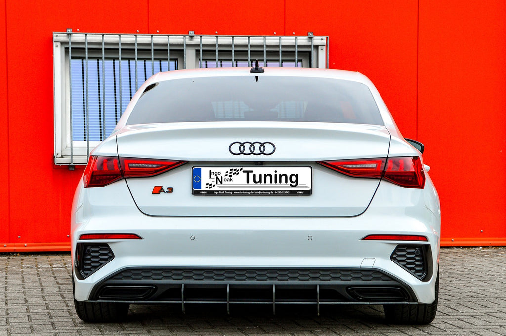 Gefräster Heckansatz aus ABS für Audi A3 8Y S-Line Limousine
