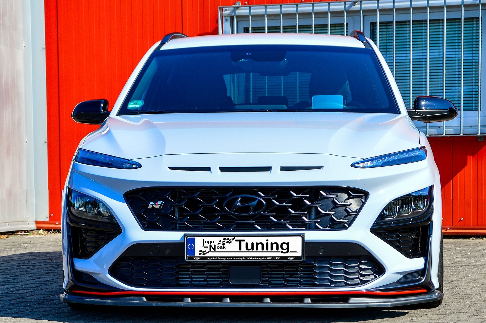 Cup Frontspoilerlippe für Hyundai Kona N + N-Line ab Bj.2020- - Ingo Noak Tuning