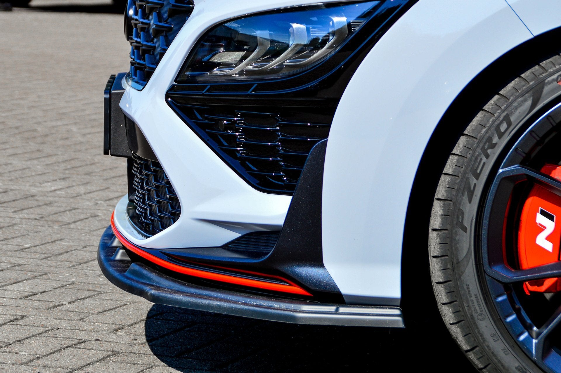 Cup Frontspoilerlippe für Hyundai Kona N + N-Line ab Bj.2020- - Ingo Noak Tuning