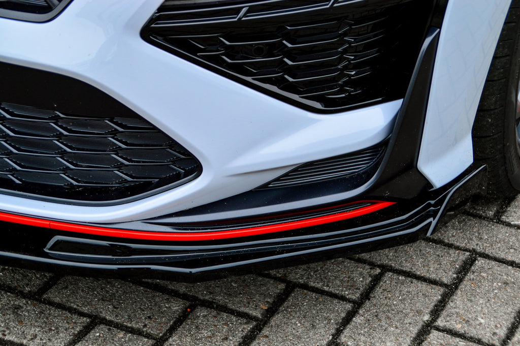 Frontspoilerlippe mit Wing für Hyundai Kona N und N-Line ab 2020, Ingo Noak Tuning, sportliches Fahrzeugzubehör