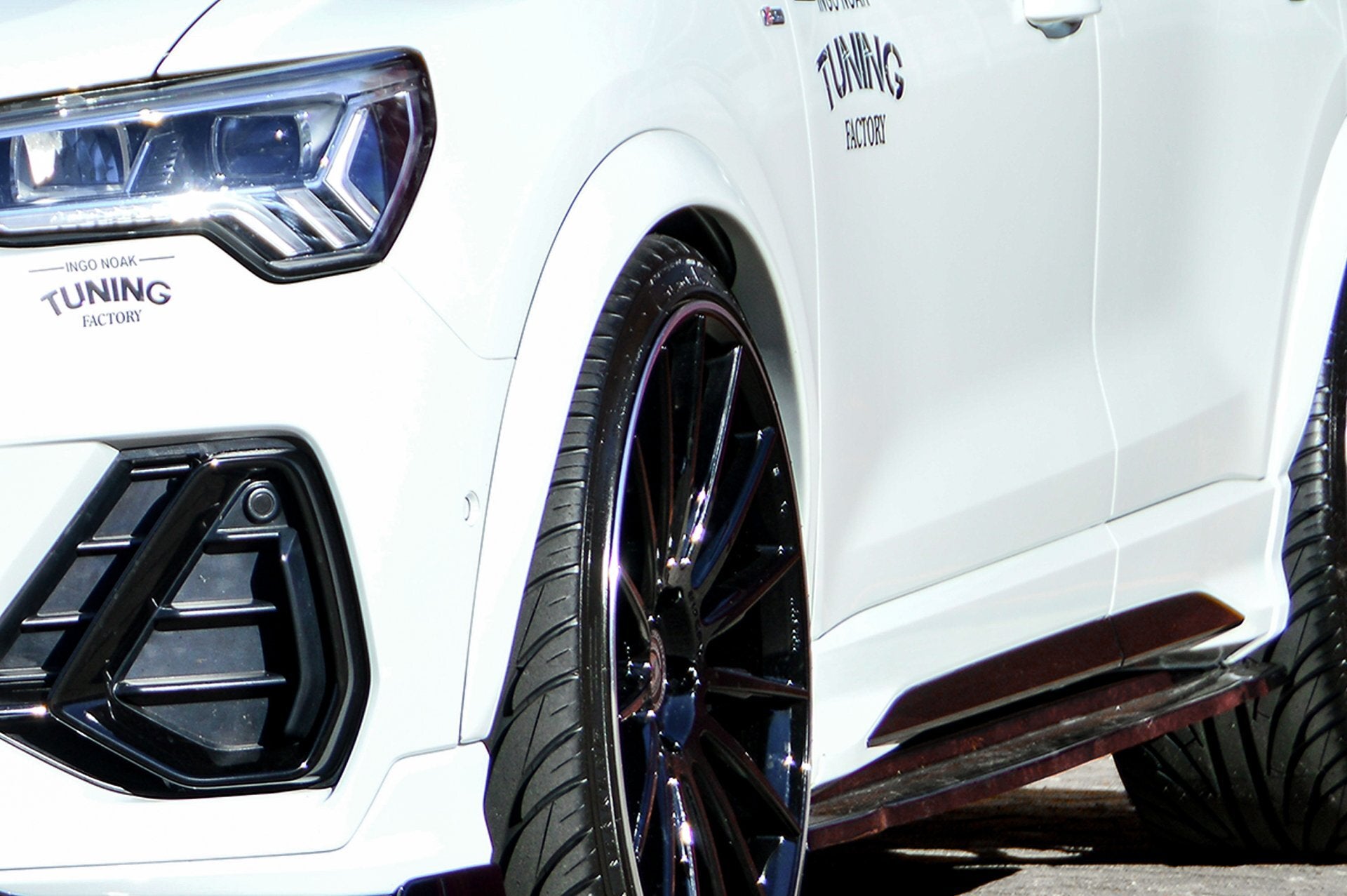 Widebody Radlaufverbreiterungen für Audi Q3 F3/F3N mit S-Line aus ABS