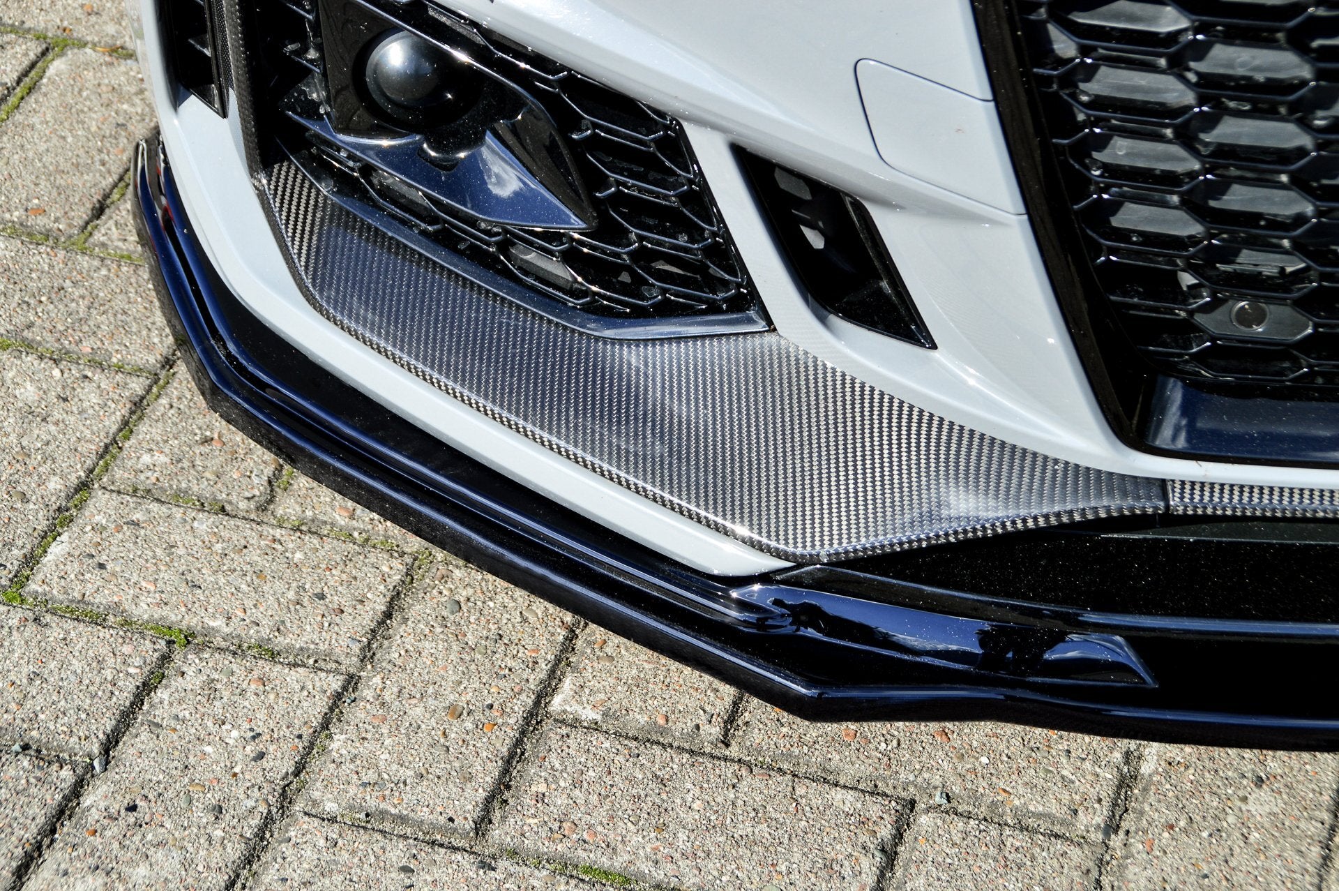 Cup Frontspoilerlippe für Audi RS4 B9 Bj. 2015-2020