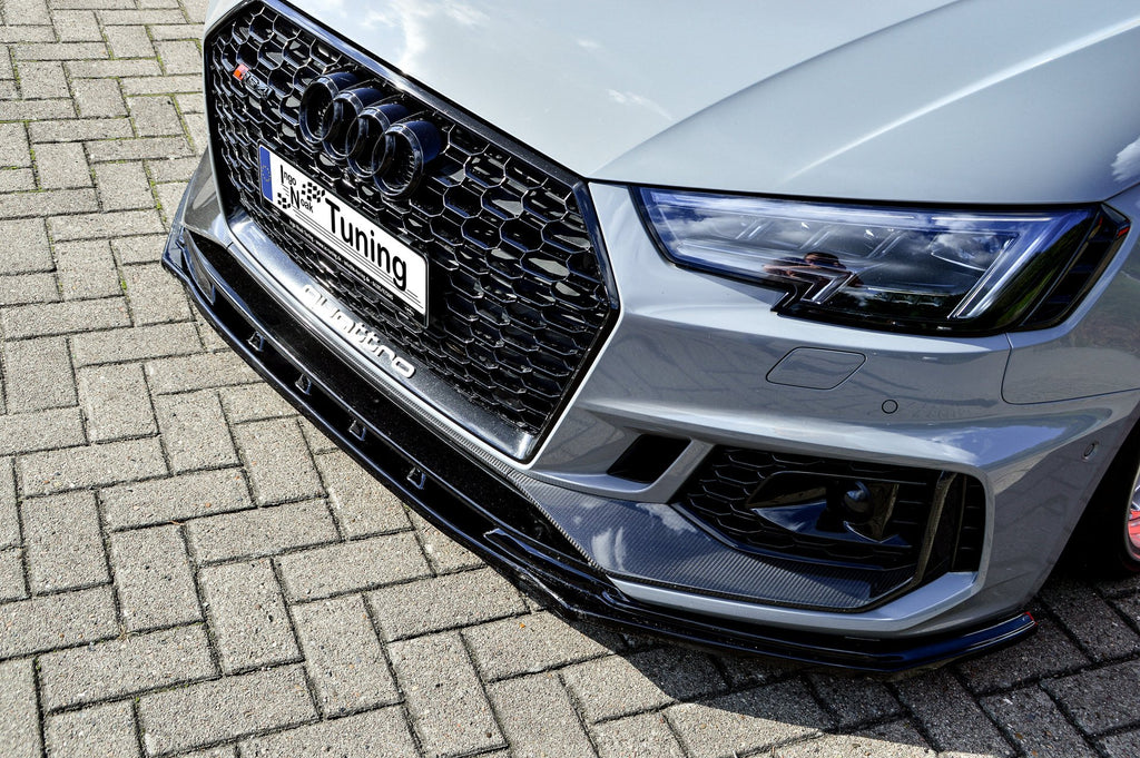 Cup Frontspoilerlippe für Audi RS4 B9 Bj. 2015-2020