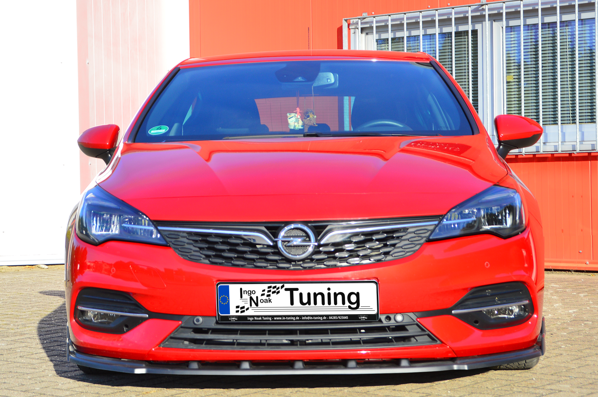 Cup Frontspoilerlippe mit Wing  für Opel Astra K 5 türer + Sportstourer