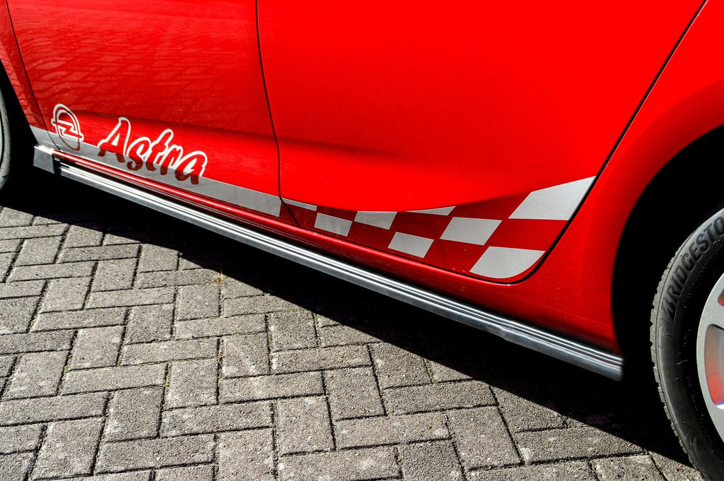 Seitenschweller mit Wing vorne für Opel Astra K