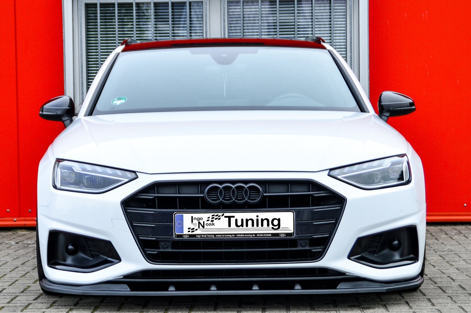 Cup Frontspoilerlippe für Audi A4 B9 Facelift ab Bj. 2019-