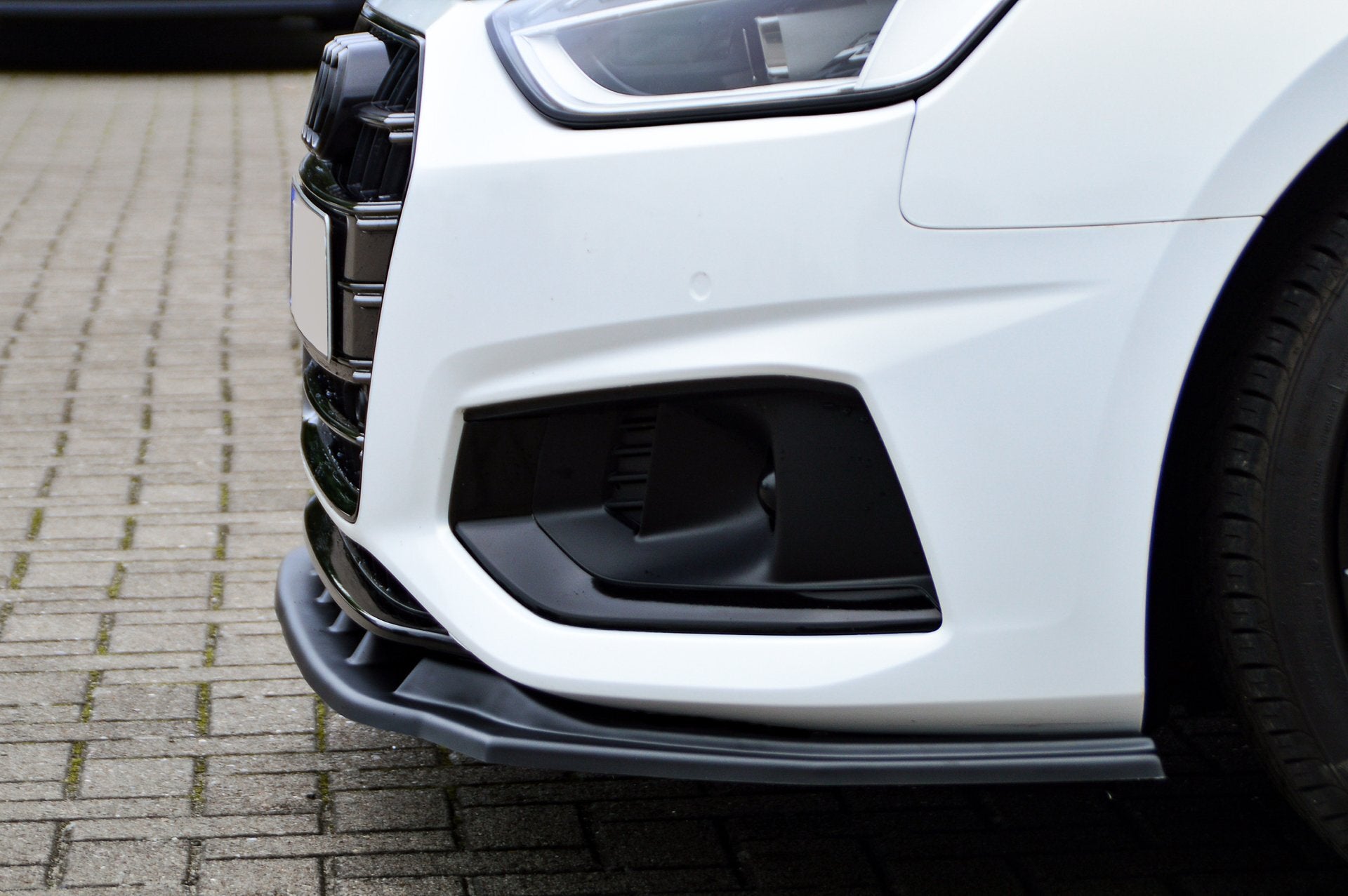 Cup Frontspoilerlippe für Audi A4 B9 Facelift ab Bj. 2019-