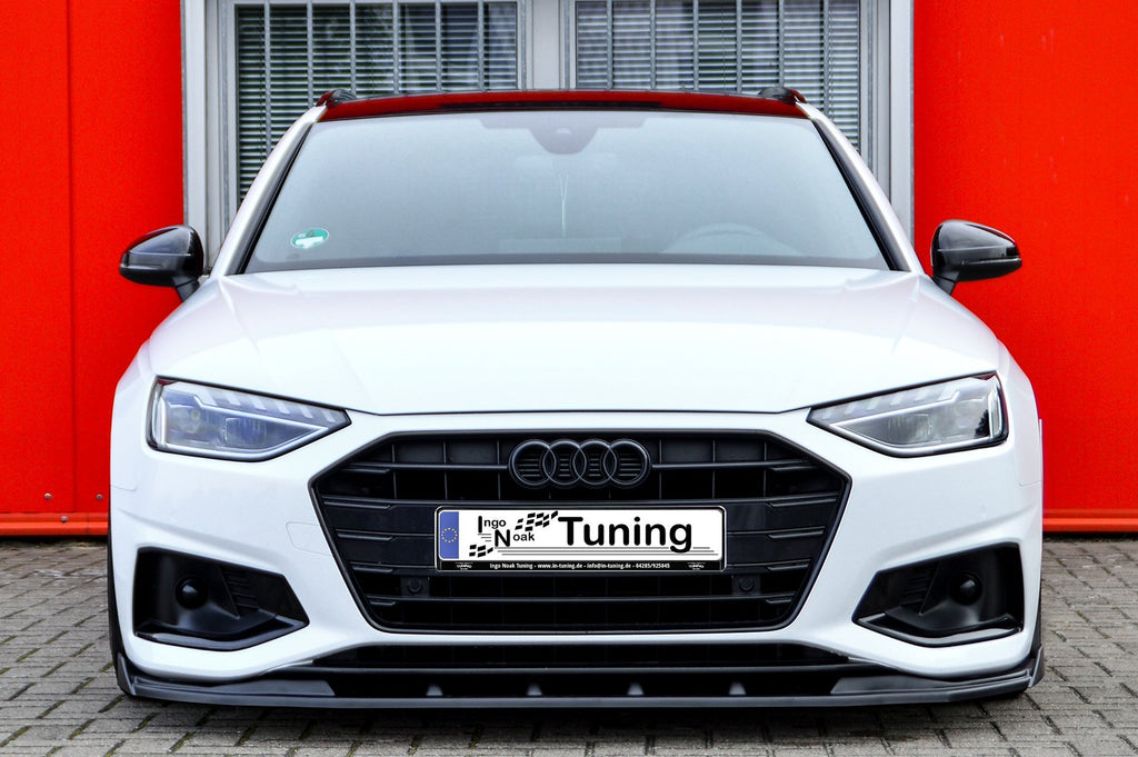 Cup Frontspoilerlippe mit Wing für Audi A4 B9 Facelift ab Bj. 2019-