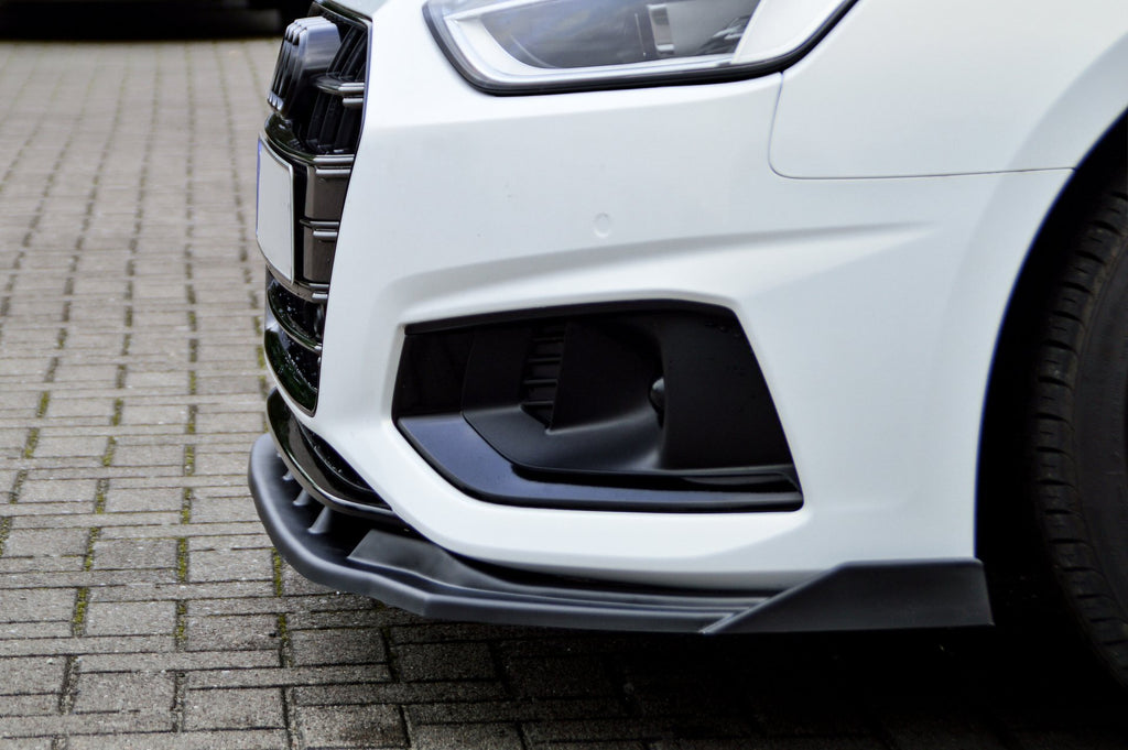 Cup Frontspoilerlippe mit Wing für Audi A4 B9 Facelift ab Bj. 2019-