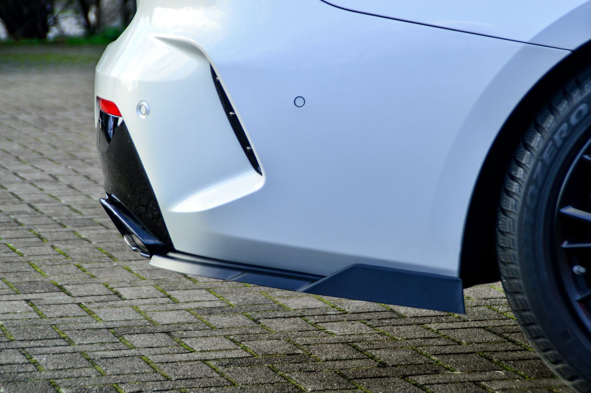 Heckansatz Seitenteile mit Wings passend für BMW 4er G22 G23 M-Paket