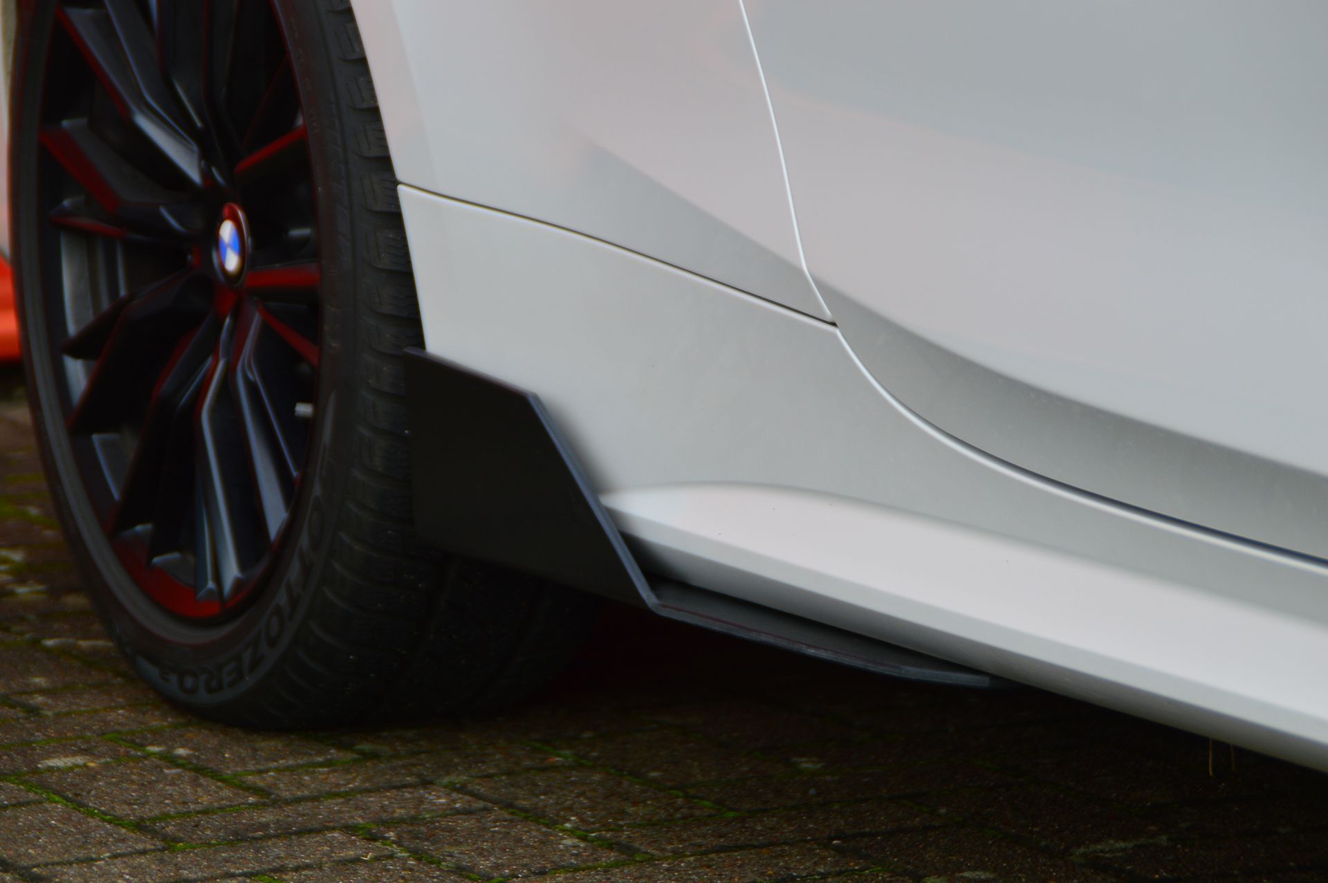 Gefräster Seitenschweller Wing aus ABS passend für BMW 4er G22 G23 mit M-Paket