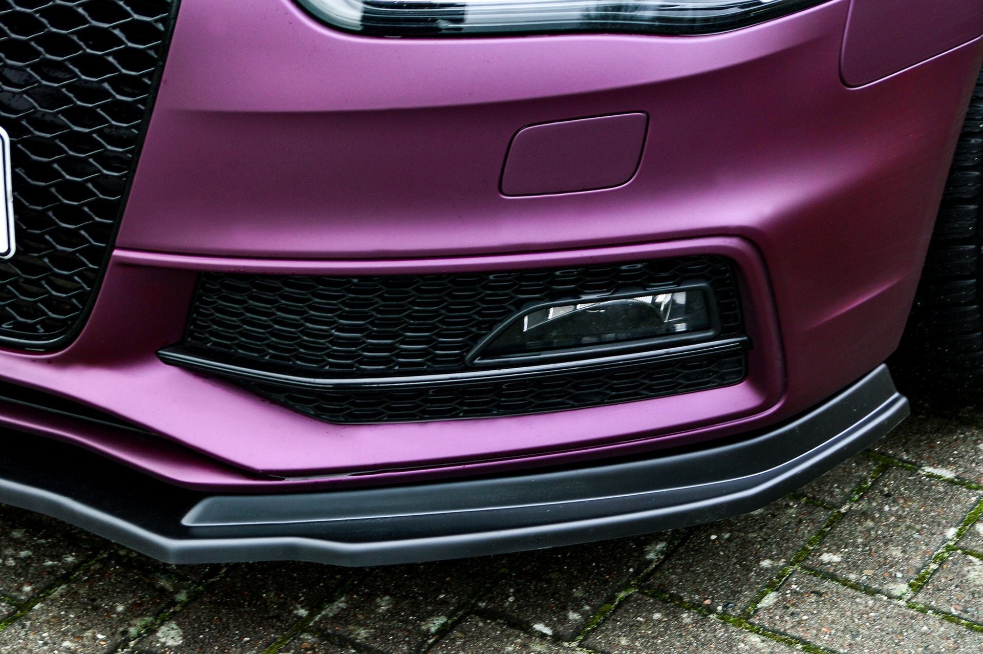 Cup Frontspoilerlippe V2 für Audi A4+ S4 B8 Facelift S-Line Bj. 2011-2015