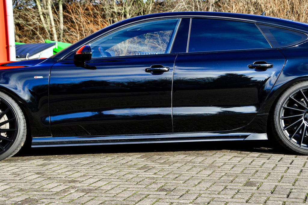 CUP Seitenschweller mit Wing hinten für Audi A7 C7 4G Facelift