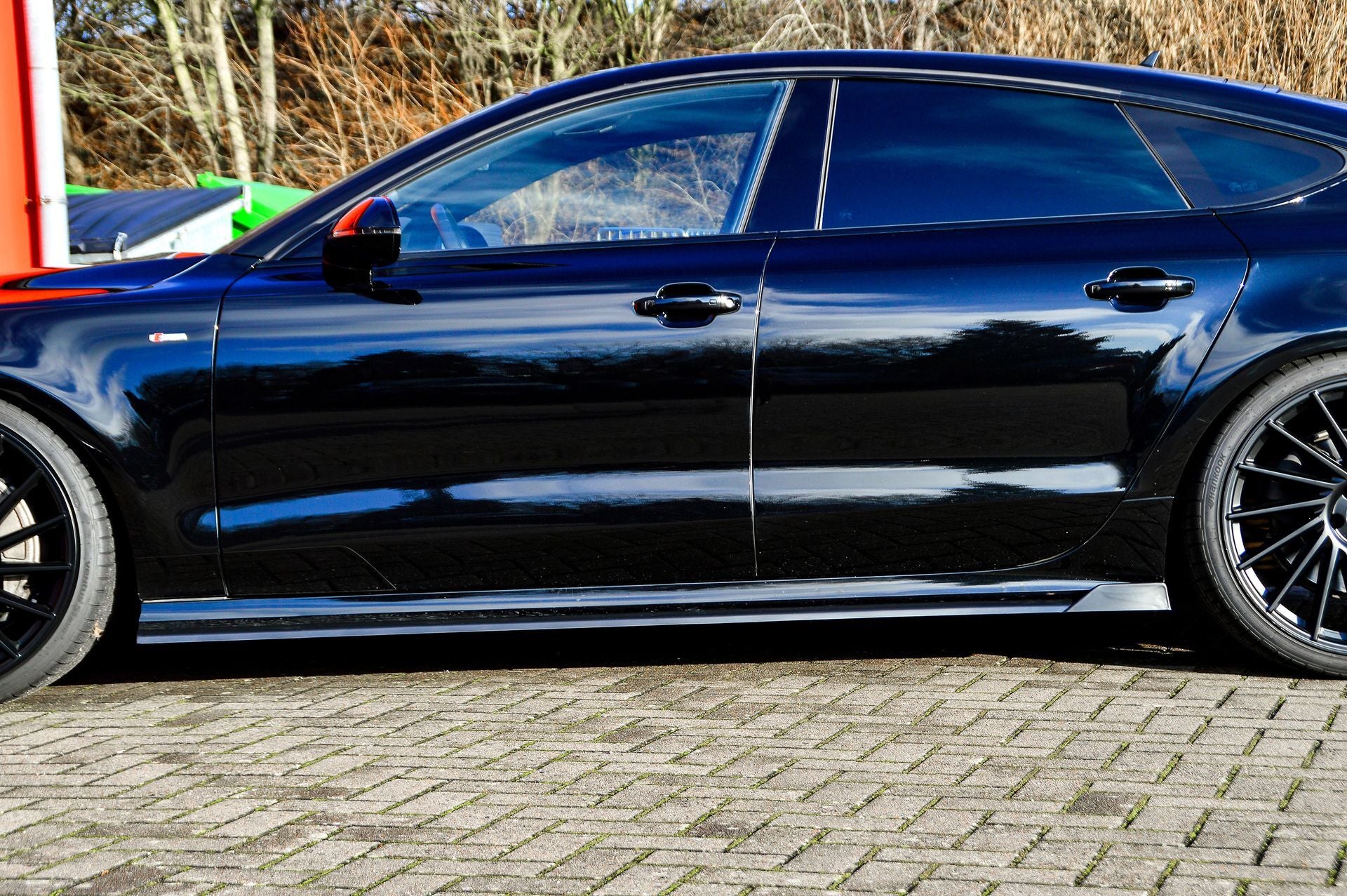 CUP Seitenschweller mit Wing hinten für Audi A7 C7 4G Facelift